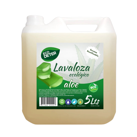 LAVALOZA ECOLOGICO BIODEGRADABLE ALOE VERA 5 LITROS